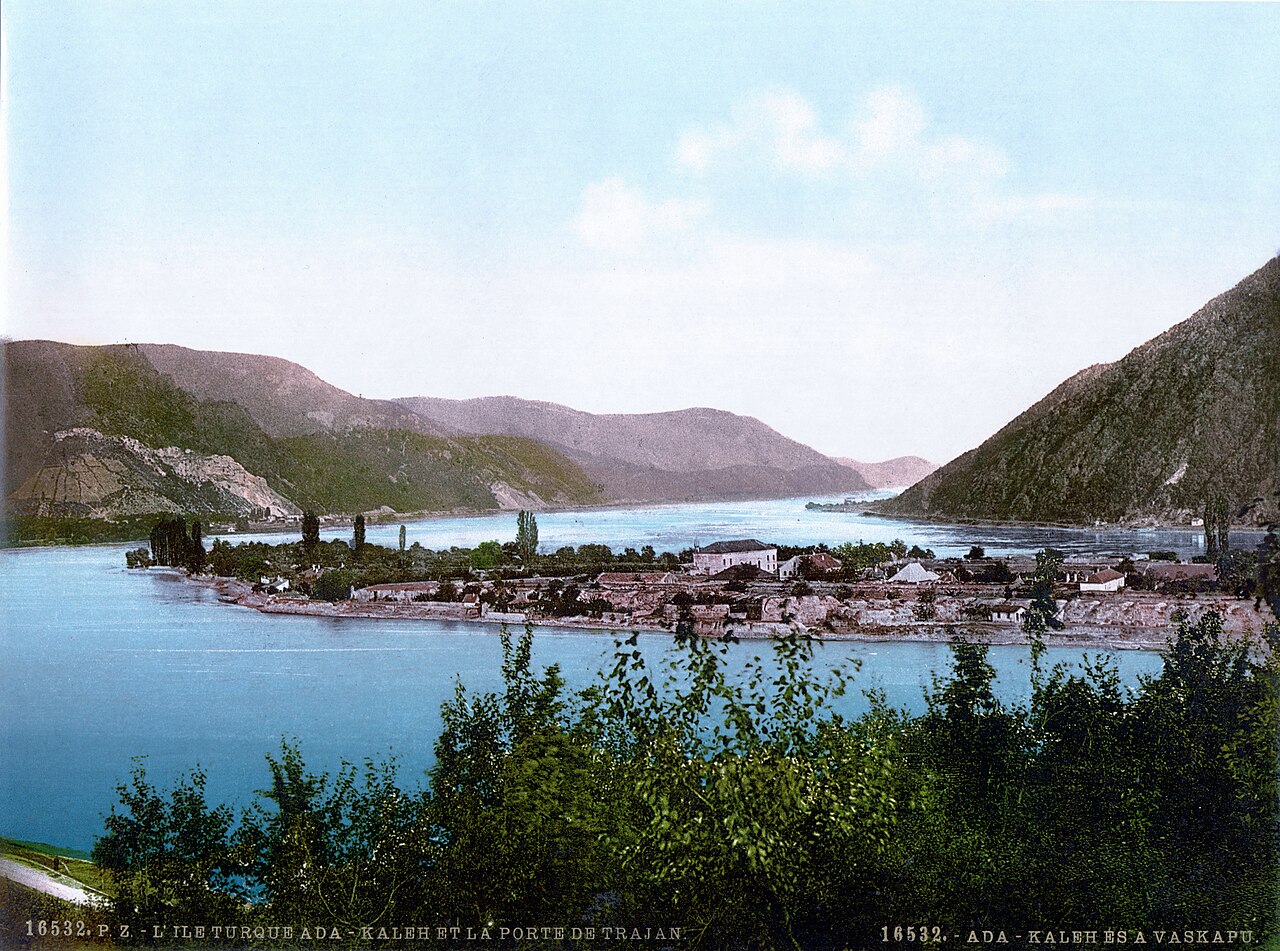Ada Kaleh island, on the Danube.